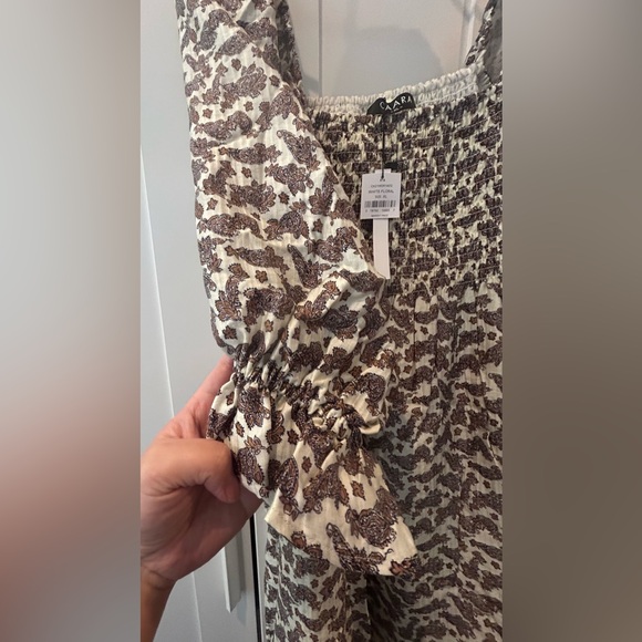 CAARA Portia Paisley Ruffle Trim Mini Dress - US Women’s Size XL - Picture 6 of 7